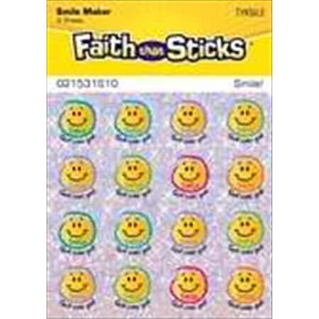 Coolcrafts Sticker Smile 6 Sheets Faith That Sticks CO3325005